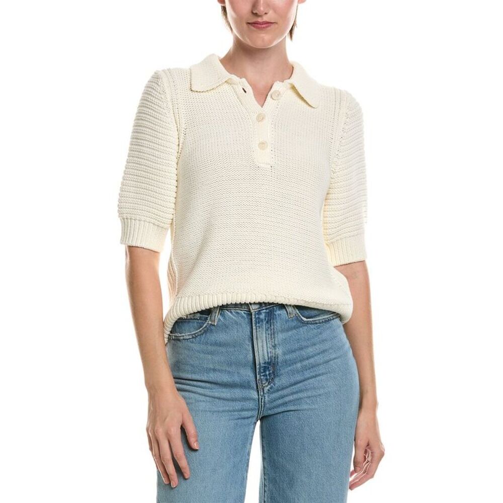 Michael Stars Womens Marley Collared Popover